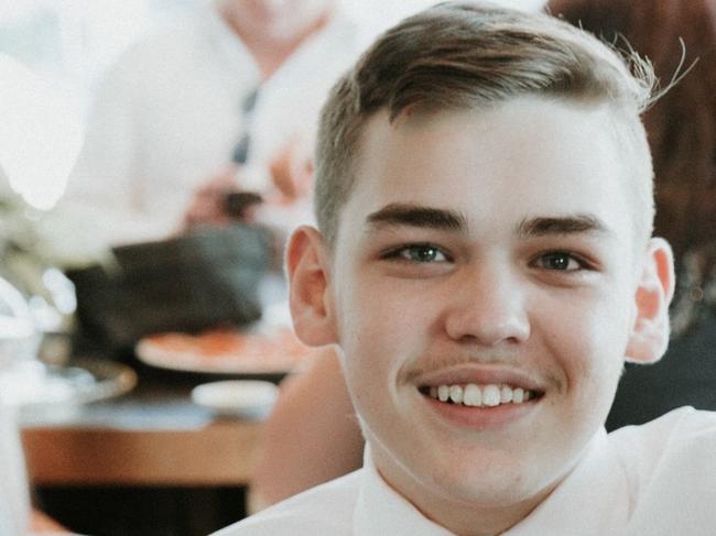 15-year-old Brayden Dillon who was shot. Source: Supplied.