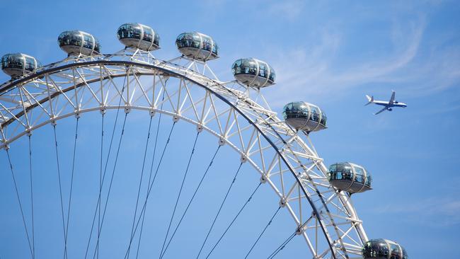 Get a breathtaking view of the city from the London Eye.