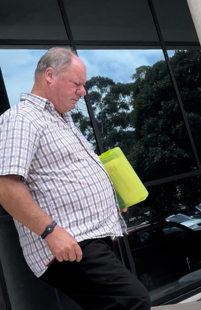 David Matthews leaves Maroochydore District Court.