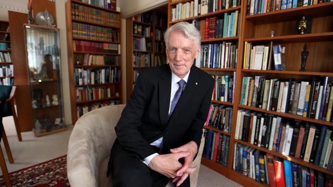 Former school principal Dr Neil Lennie at his home in Box Hill, Melbourne. Picture: David Geraghty / The Australian.