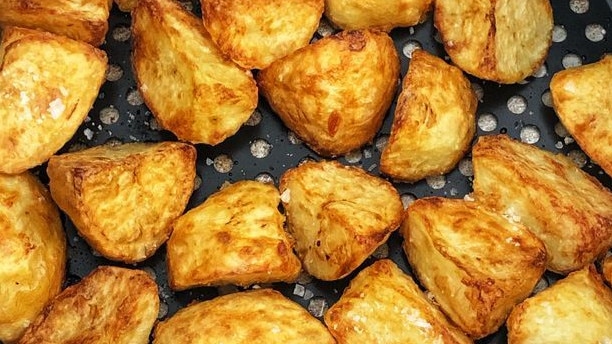 Roast your potatoes in the air fryer.