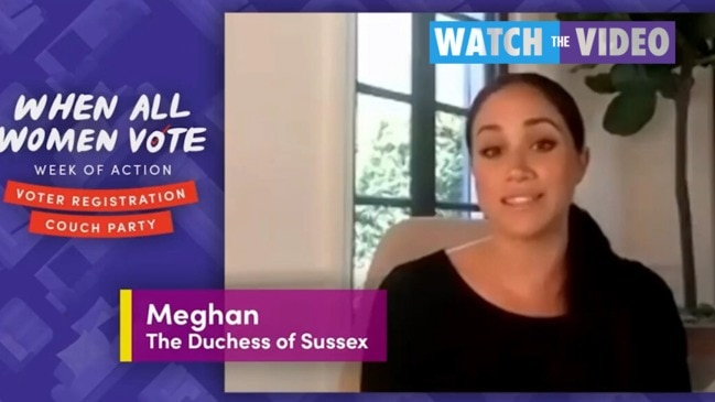 Meghan Markle urges women to vote: ‘If you are complacent, you are complicit’