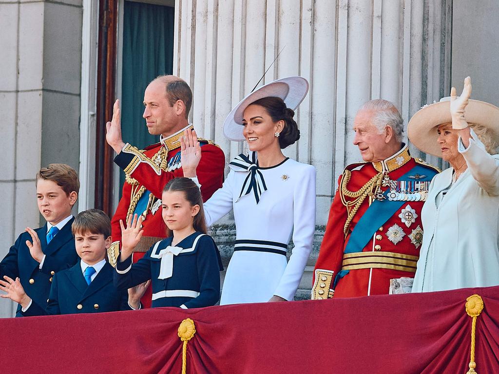 Kate was positioned alongside the King. Picture: Benjamin Cremel/AFP
