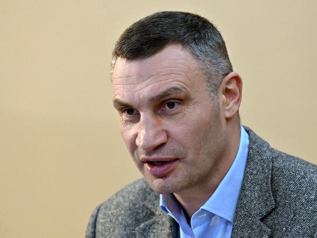 Heavyweight boxing champion turned Kyiv mayor Vitali Klitschko. Picture: AFP