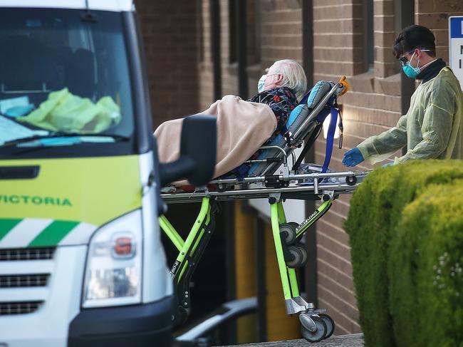 Menarock LIFE Aged Care in Essendon, is part of an outbreak of coronavirus infections at multiple aged care homes across Melbourne. Picture: Ian Currie