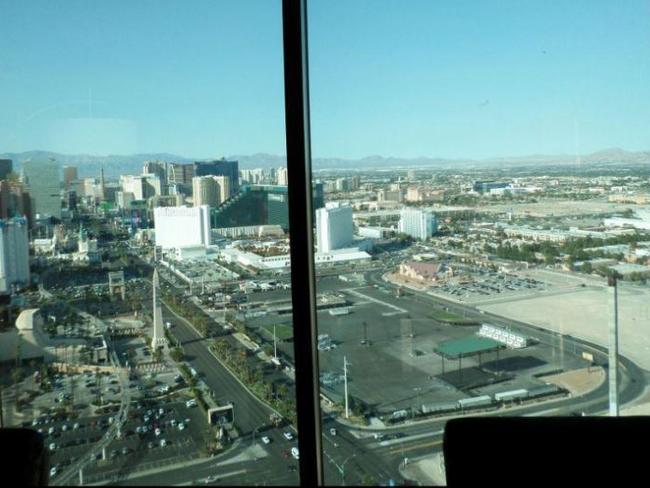 The view from the 32nd floor of the Mandalay Bay Resort and Casino. Picture: TripAdvisor