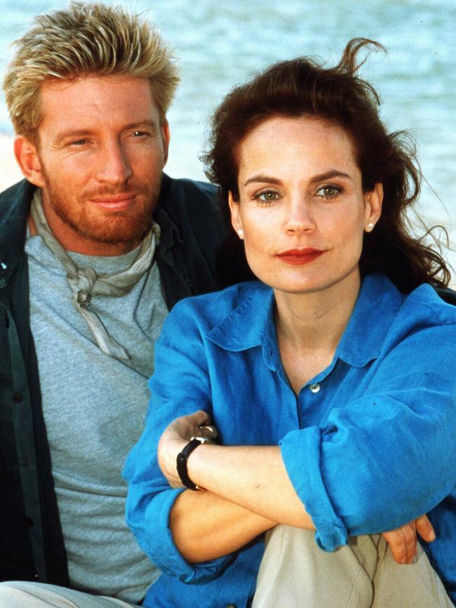 David Wenham and Sigrid Thornton in the ABC TV program SeaChange.