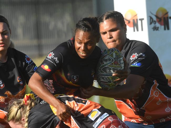 Indigenous All Stars player Shari Togo in Deadly Cup 2022. Picture: (A)manda Parkinson