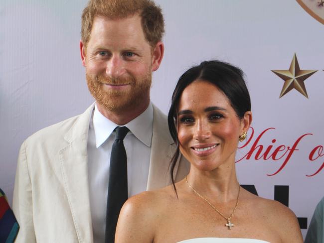 Prince Harry and Meghan Markle’s charity Archewell has been declared ‘delinquent’. Picture: Emmanuel Osodi/Anadolu via Getty Images