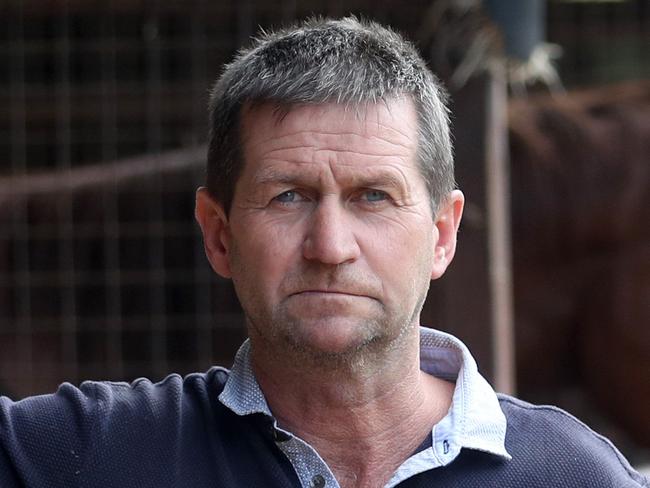 08/02/2019 Ballarat horse trainer Dan O'Sullivan lives next door to Darren Weirs Forest Lodge horse training facility in Ballarat Picture : David Geraghty / The Australian.