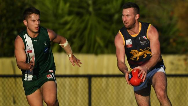 Brock McLean in action for Doncaster East. Picture: James Ross/AAP