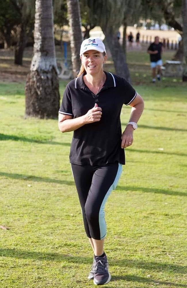She does a 5km run every weekend and combines it with home yoga. Picture: Trish Gowlett/ SuperFastDiet