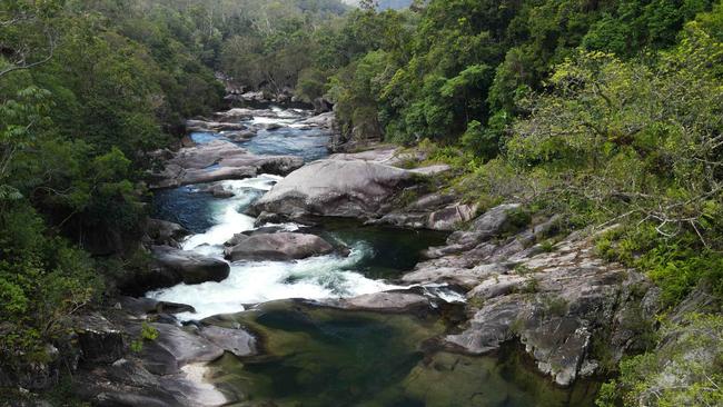 Behana Gorge was the epicentre of catastrophe on Wednesday when a vehicle carrying two women in their 20s crashed on Behana Gorge Rd, after a solo kayaker with spinal injuries was rescued at Behana Creek. Picture: Brendan Radke