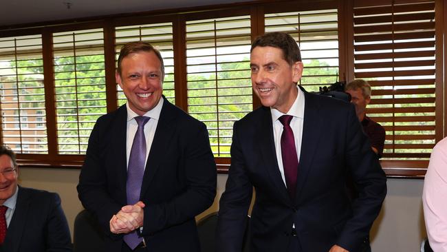 Mr Miles and Mr Dick will now lead Queensland in the lead-up to the 2024 state election. Picture: NCA NewsWire/Tertius Pickard