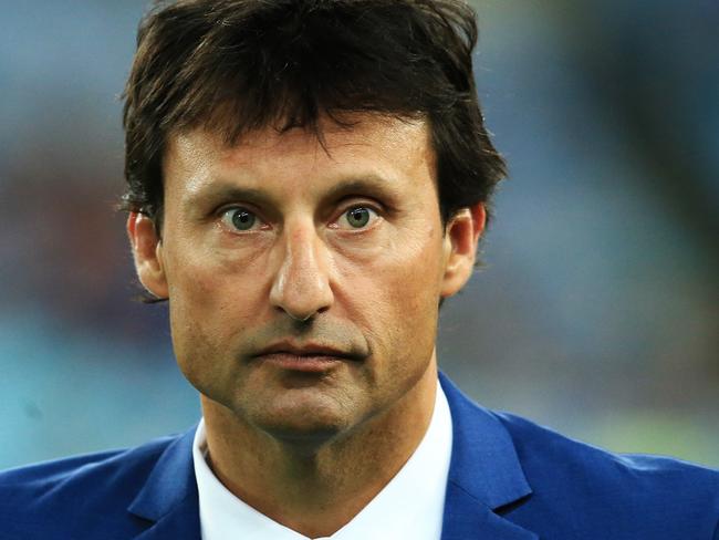 Laurie Daley during State of Origin 1, NSW v Queensland at ANZ Stadium, Sydney Olympic Park. pic Mark Evans