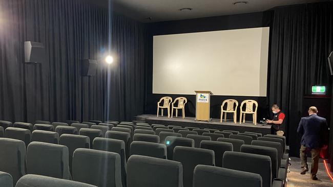 The 86-seat cinema.