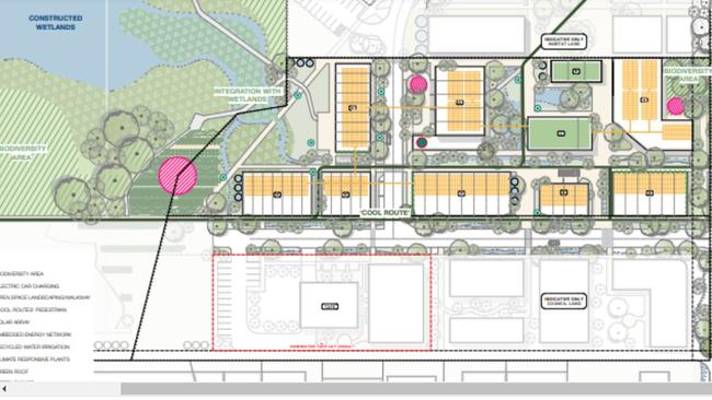 Creative Capital has created a masterplan for Lot 12 on Bayshore Drive in Byron Bay.