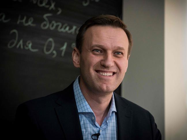 Russian opposition leader Alexei Navalny is in intensive care in a Siberian hospital on August 20, 2020 after he fell ill in what his spokeswoman said was a suspected poisoning. Picture: AFP