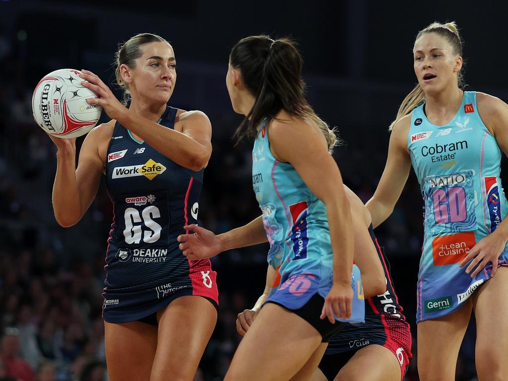 Sophie Garbin and the Vixens will be out to strengthen their top four hopes against local rivals, the Mavericks. Picture: Getty Images
