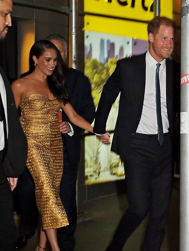 Meghan Markle and Prince Harry in New York. Picture: MEGA/GC Images