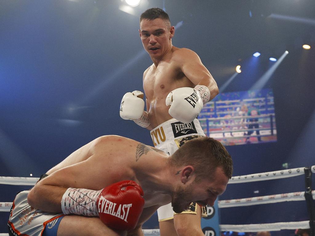 Tszyu has been dominant in his fights during past 12 months. (Photo by Mark Evans/Getty Images)