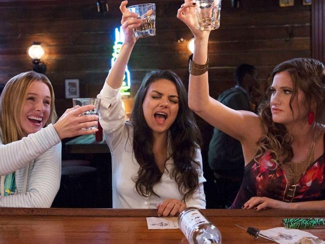 Kristen Bell, Mila Kunis and Kathryn Hahn have a good time in A Bad Moms Christmas, showing this weekend at the Majestic Theatre.