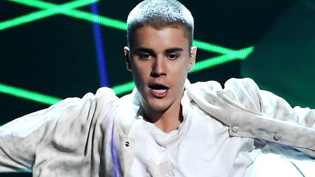 What do you mean? Beliebers are annoyed at inflated ticket prices to Justin Bieber’s concerts that are being sold on resale sites. Picture: Kevin Winter/Getty Images