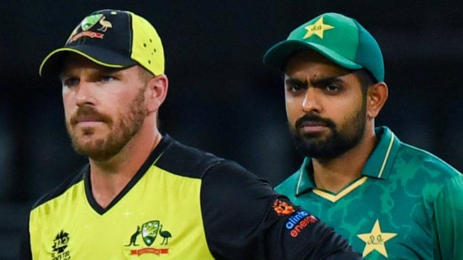 Aaron Finch and Babar Azam.