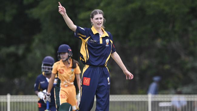 Layla Graham led the Central Coast attack. Picture: Martin Ollman