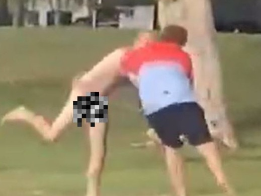 The hit would've been worthy of a few weeks on the sidelines in Australia's winter codes.