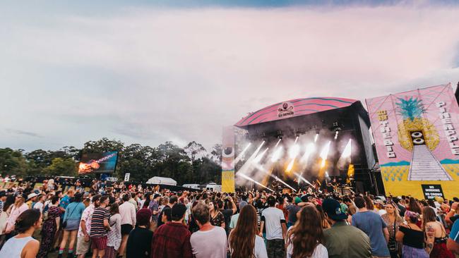 The Big Pineapple Music Festival, Woombye, 2019. Supplied by Scrabble PR.