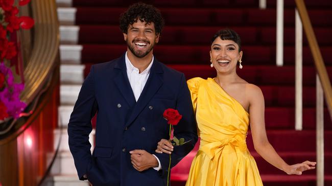 Xavier, pictured with co-star Shubshri Kandiah, was a sports-mad teenager. Picture: Jason Edwards