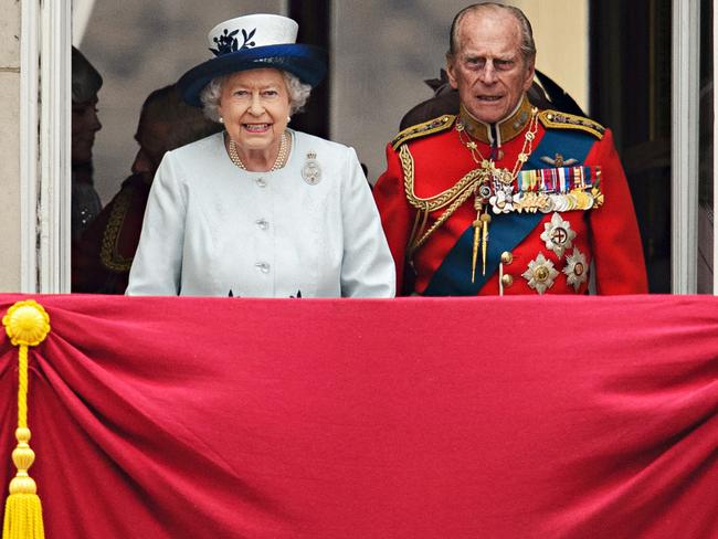 The Queen and the late Prince Philip, Duke of Edinburgh. Picture: AFP