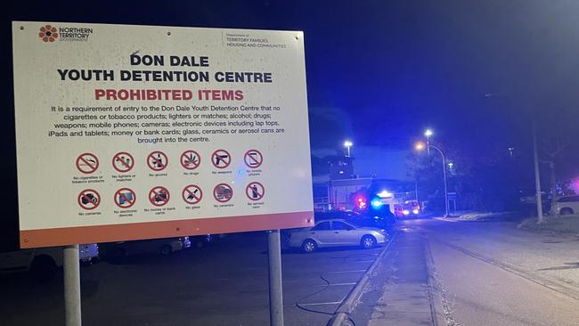 Don Dale Detention Centre on Wednesday, April 3. Picture: Zizi Averill