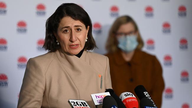 NSW Premier Gladys Berejiklian on Tuesday. Picture: Bianca De Marchi