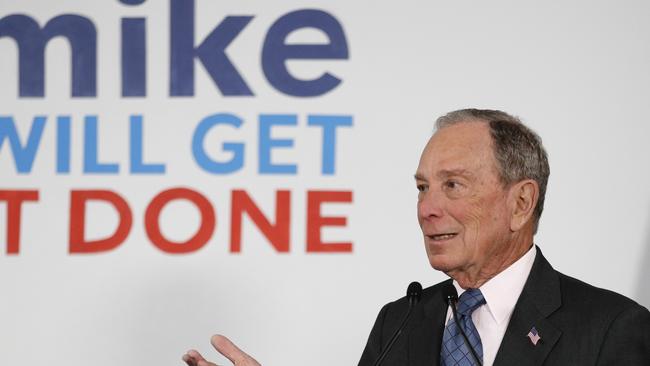 Michael Bloomberg could turn the Democratic race on its head. Picture: AP