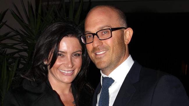 Monica Saunders-Weinberg and Richard Weinberg at the 2011 Gold Dinner at Wingadal Place, Point Piper, eastern Sydney.