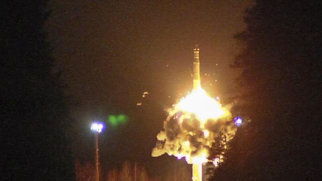 Russia has test fired four Intercontinental-Range Ballistic Missiles. Picture: Ministry of Defence of the Russian Federation