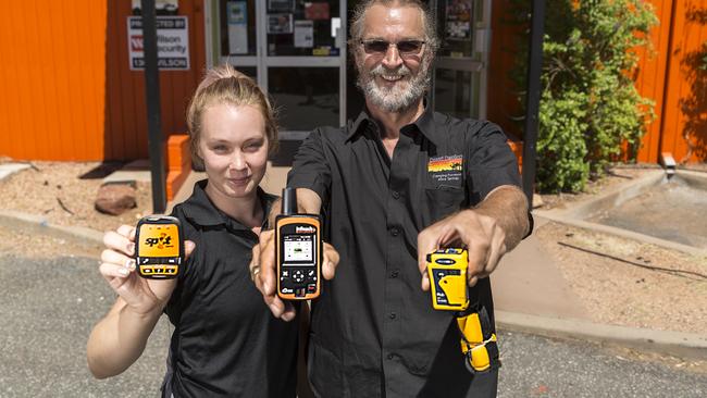 Desert Dwellers co-founder John Herlaar with daughter Carly, who now runs and co-owns the business. Picture: CHRISTINE ANSORGE