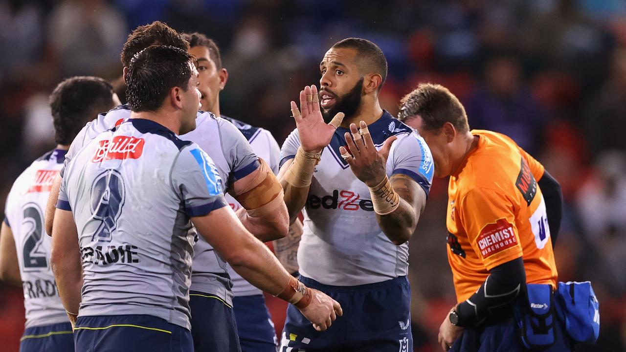 Josh Addo-Carr and the Storm are leaving Melbourne due to lockdown fears. (Photo by Ashley Feder/Getty Images)