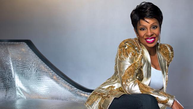 US soul singer Gladys Knight.