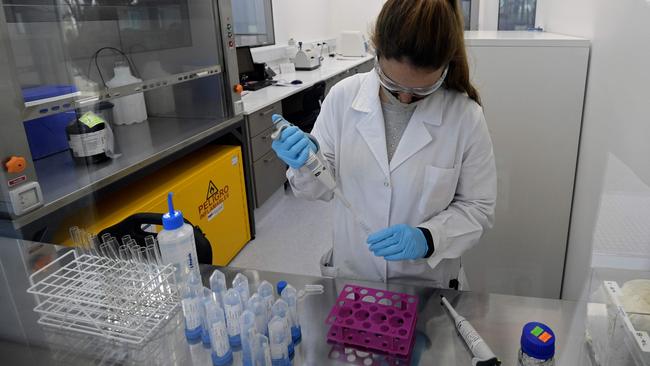 The vaccine against COVID-19 has been developed by the University of Oxford and the AstraZeneca laboratory. Picture: AFP