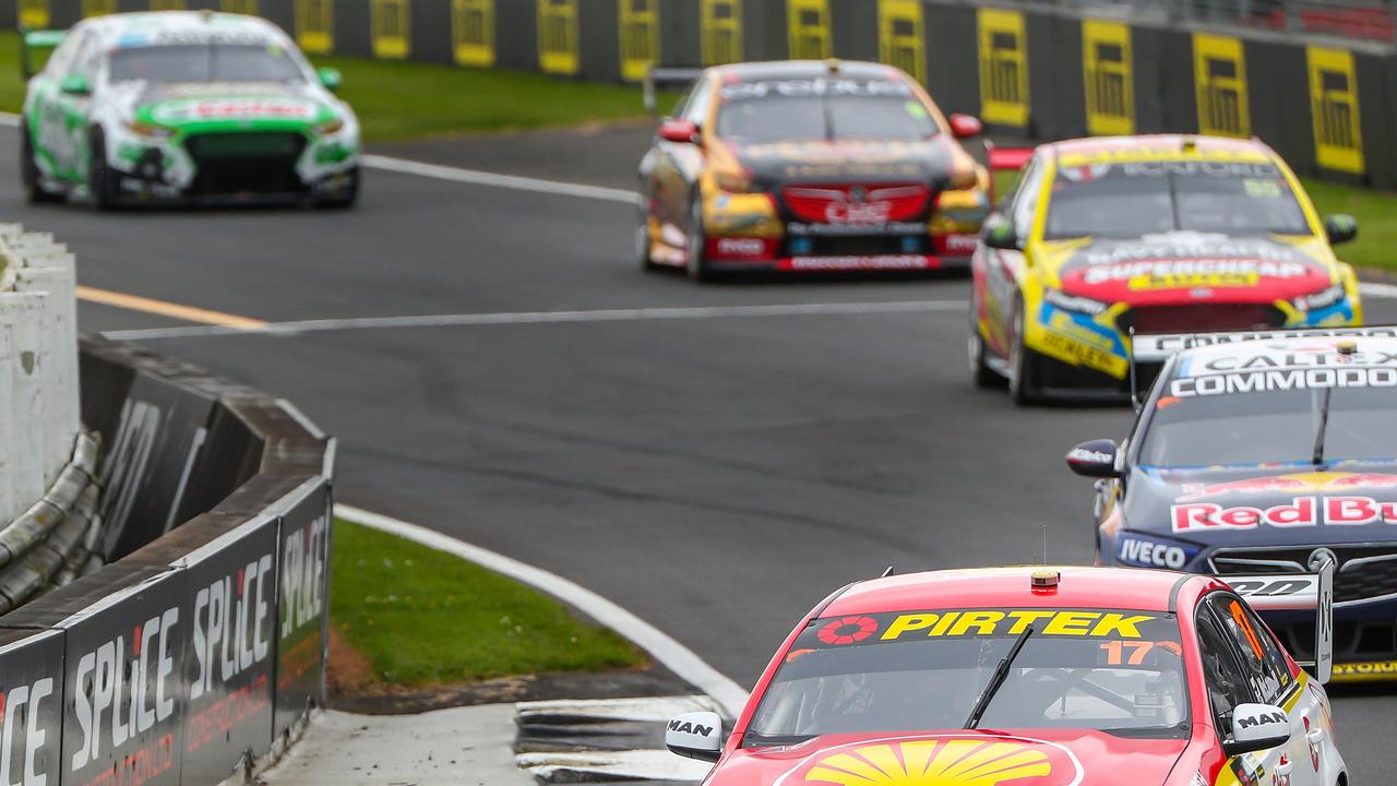 Scott McLaughlin produced a stunning drive on his home track.
