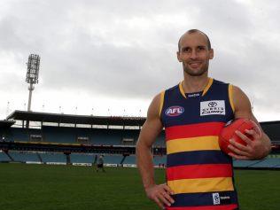 Adelaide Crows legend Tyson Edwards has joined Tailem Bend as coach. Picture: File