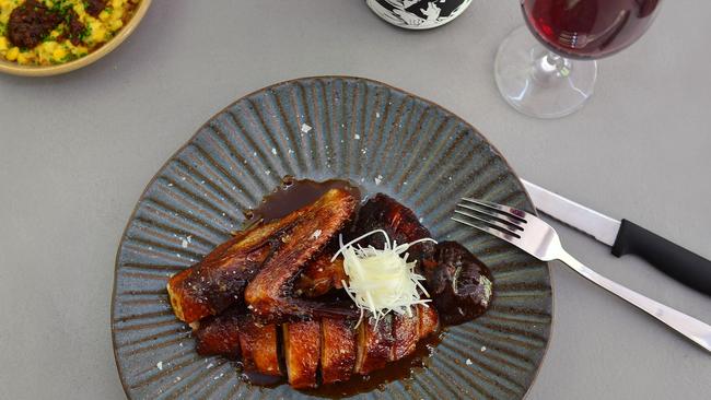 Do be Cheek-y: the smokin’ hot half duck at the new CBD worldly barbecue joint, Cheek. Picture: Nicki Connolly