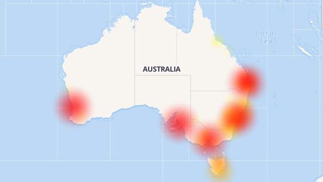 Aussie Outages has received nearly 4,000 complaints from Telstra customers. Picture: Aussie Outages