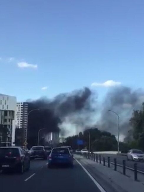 Screenshots of the dumpster fire in Zetland.