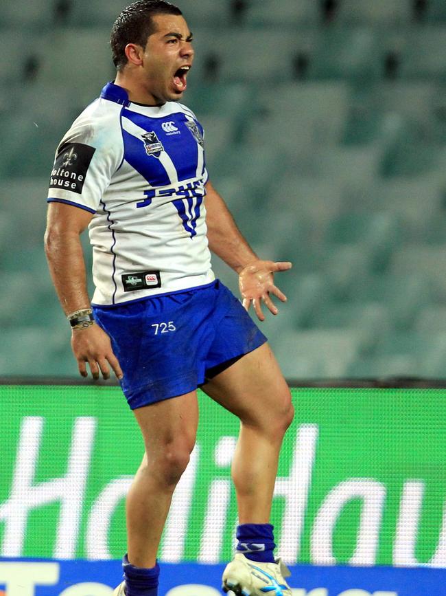 Joel Romelo, during his playing days with the Canterbury Bulldogs.