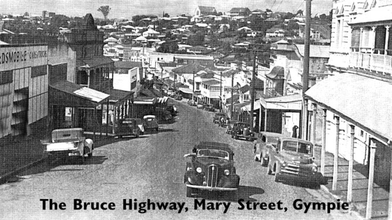 Mary Street, Gympie was part of the Bruce Highway route to Maryborough in 1920. Pic: Hervey Bay Historical Village and Museum