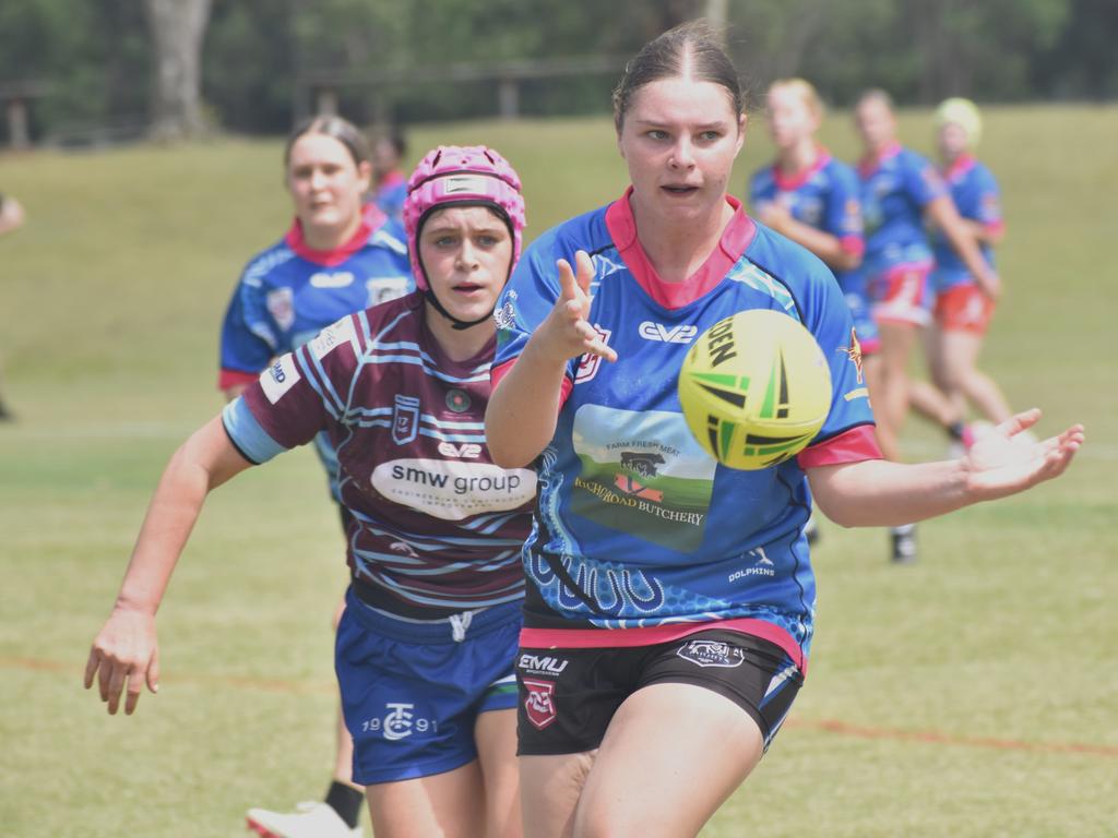 Faces of the CQ Capras under-17 and under-19 girls open trials at St Brendan's College, Yeppoon, on November 16, 2024.